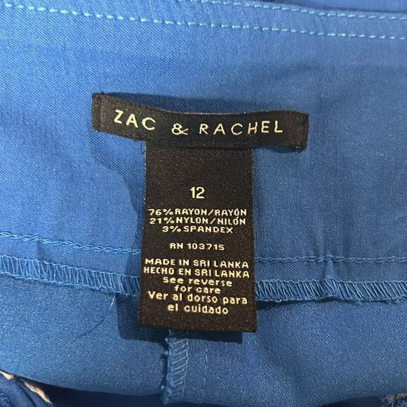 Zack and Rachel royal blue slim ankle slit in the ankle brand new - Picture 6 of 8